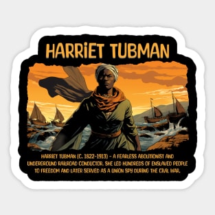 Harriet Tubman, Black History, Black Woman Sticker